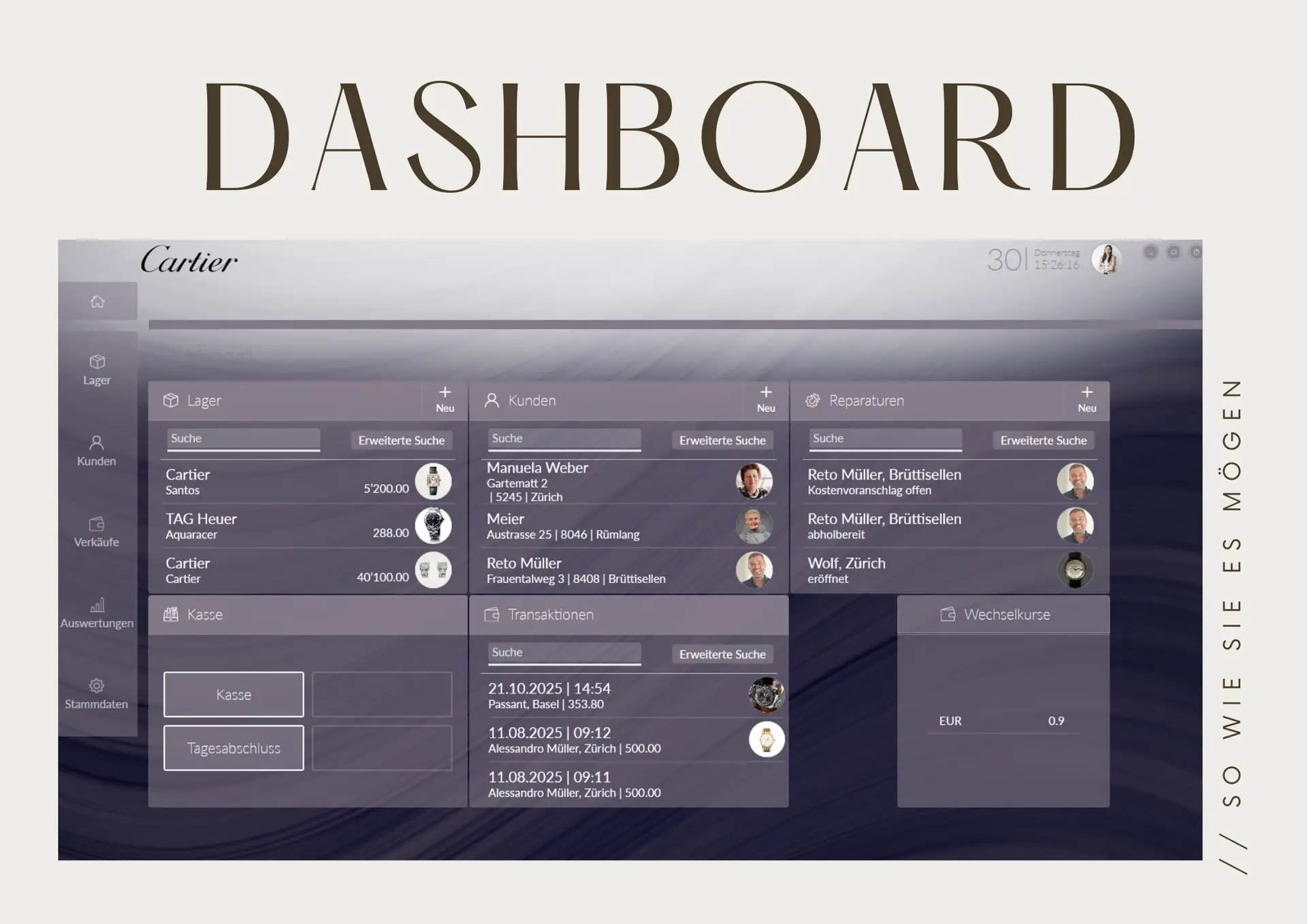 DIAMOND SEVEN Dashboard