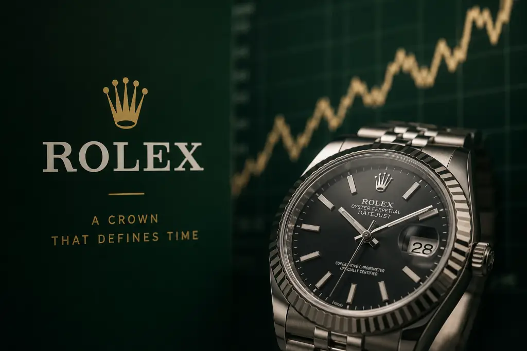 Weniger Anteil am Sekundärmarkt: Rolex-Uhr vor Börsenkurve